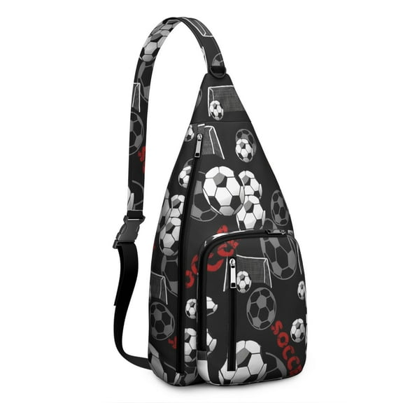 Athletic Journey Sling Backpack - Water-resistant Shoulder Bag for Baseball, Soccer & Competition Gear