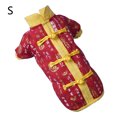 thumbnail image 2 of Ropa para perros Ropa para mascotas Brillante en color Tang traje chino año nuevo estilo estilo múltiples estilos elegante pomeranian maltés schnauzer rojo s seitruly PT000712-07, 2 of 7