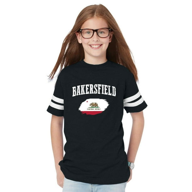 Normal is Boring Youth Bakersfield Football Fine Jersey TShirt