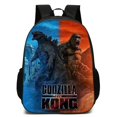 thumbnail image 1 of Kids Boys Girls 3D Godzilla vs Kong Printing Backpack School Bag Travel Shoulder Rucksack Gift, 1 of 5