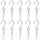 thumbnail image 2 of Gancho para colgar, 10 piezas Gancho en espiral giratorio Clip en forma de S en espiral Gancho en espiral giratorio Clip compacto y ligero, 2 of 14
