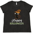 thumbnail image 3 of Inktastic Happy Halloween Cute Cat Women's Plus Size T-Shirt, 3 of 5
