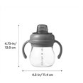 thumbnail image 5 of Oxo Tot Transitions Soft Spout Sippy Cut with Removable Handles - 6 ounce - Dusk - 6 months +, 5 of 5