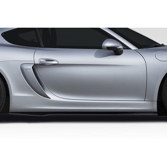 2013-2016 Porsche Cayman GT4 981 AF-1 Side Skirt Splitters ( GFK ) - 2 Piece