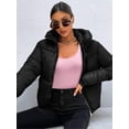 thumbnail image 2 of Weardear Women's 2 Piece Long Sleeve Scoop Neck Tops Slim Fit Tight Tee Warm T Shirt, 2 of 5