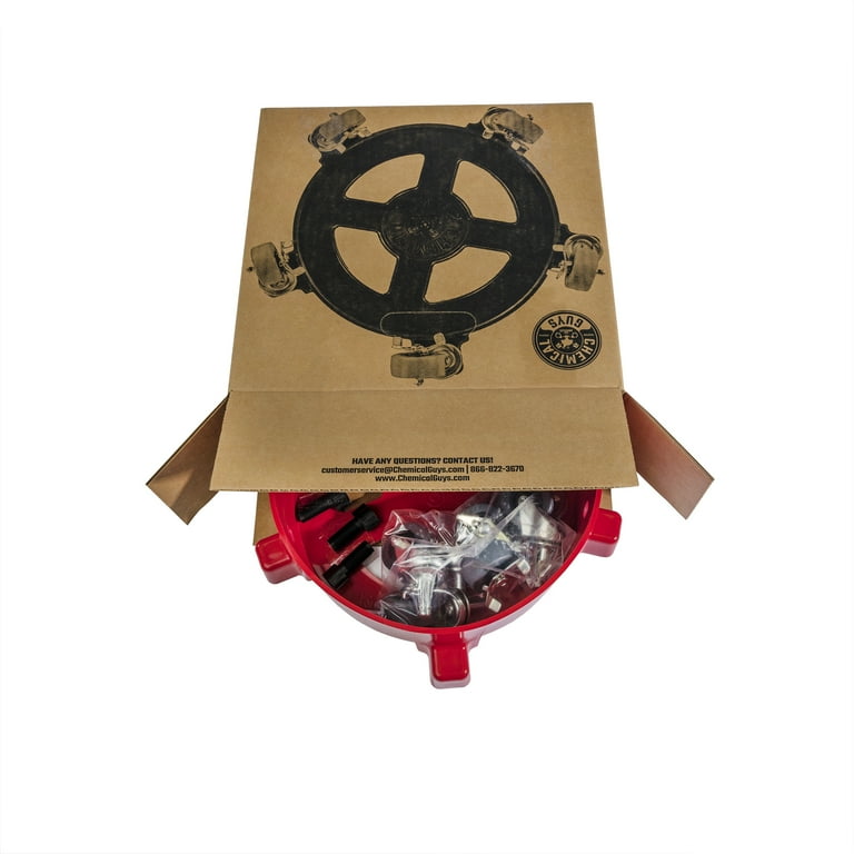 Chemical Guys ‎ACC1001R Creeper Rolling Bucket Dolly for Car