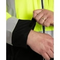 thumbnail image 6 of Men's Hi-Vis Class 3 Hooded Softshell Jacket - YELLOW - M, 6 of 6
