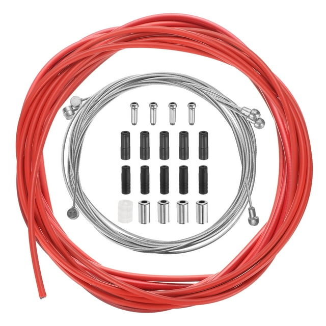 Juego de funda de cable de freno y cambio de bicicleta Uxcell, kit universal de cable de freno interno para bicicleta de carretera y montaña