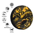 thumbnail image 4 of Susaid Urban Graffiti Scorpion Illustration Print Tire Covers,Waterproof Anti-UV Snow Sun Rain Tire Covers for RV,Truck, SUV, Trailer, Camper-16 inch, 4 of 6