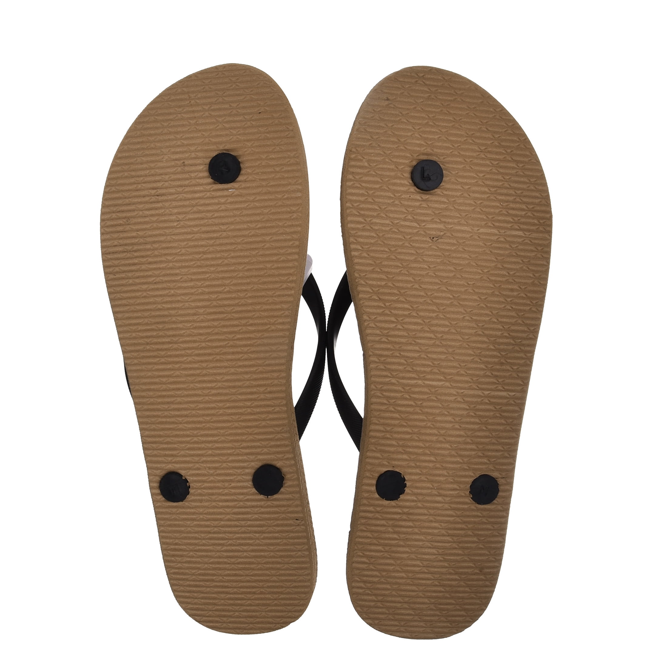 Robin Ruth Womens Flip Flop Black, Designed with Typical Puerto Rico Stamps, Rubber Outsole, Vibrant Colors and Designs