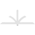 thumbnail image 4 of 84"W x 35"H x 2"D x 4"F, 10/12 Pitch, Redmond Architectural Grade PVC Gable Bracket, 4 of 8