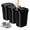 Black-included Trash bags, variant on 3 Pack Bathroom Small Trash Can with Lid, 2.6 Gallon Slim Garbage Bin with Pop-Up Lid, 10L Plastic Wastebasket for Bedroom, Office, Kitchen, Toilet (Gray)