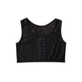 thumbnail image 1 of Sonducket Chaleco moldeador de senos, camiseta sin mangas estirable, ropa interior elástica, corsé reforzado con vendaje reforzado, ropa para Prendas para la parte del cuerpo Negro SG, 1 of 6