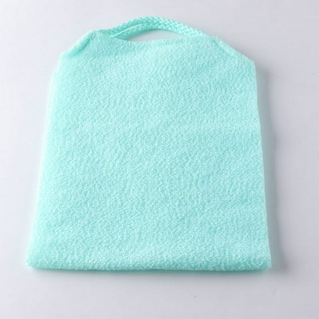 Xihbxyly Toalla de Baño Larga de Nailon, Exfoliante para La Espalda con Banda Antipicazón, Espuma Suave para Aplicar Jabón, Ideal para Toda La Familia, 50 X 18 Cm.