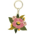thumbnail image 3 of Primitives by Kathy You Are Enough Enamel Keychain | Camo and Floral Design, 3 of 3