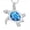 Multicolor, variant on Cute Sea Turtle Necklace for Women Fun Animal Pattern Charm Pendant Choker Necklace Opal Jewelry Gift for Women,Blue