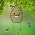 thumbnail image 3 of sruoe Bird Feeder, Hanging Bird Feeders Outdoor, Weatherproof Open Platform Bird Feeders, Decoration Wild Feeders for Outside, Garden, Patio, Yard, Deck, Plastic, 3 of 6
