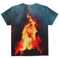 thumbnail image 2 of Autumn Fall It's Bonfire Season All Over Youth T Shirt Multi YSM, 2 of 2