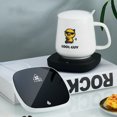 thumbnail image 2 of MasteelfCA 1PC Compact USB Heating Cup Mat Simple Constant Temperature 50℃ Cup Warmer, 2 of 7