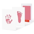 thumbnail image 2 of Mistaha Baby Inkless Footprint Handprint Kit Touch Ink Pads for 0-6 Months Old Infant Keepsake Pet Paw Print Kit, Purple, 2 of 8