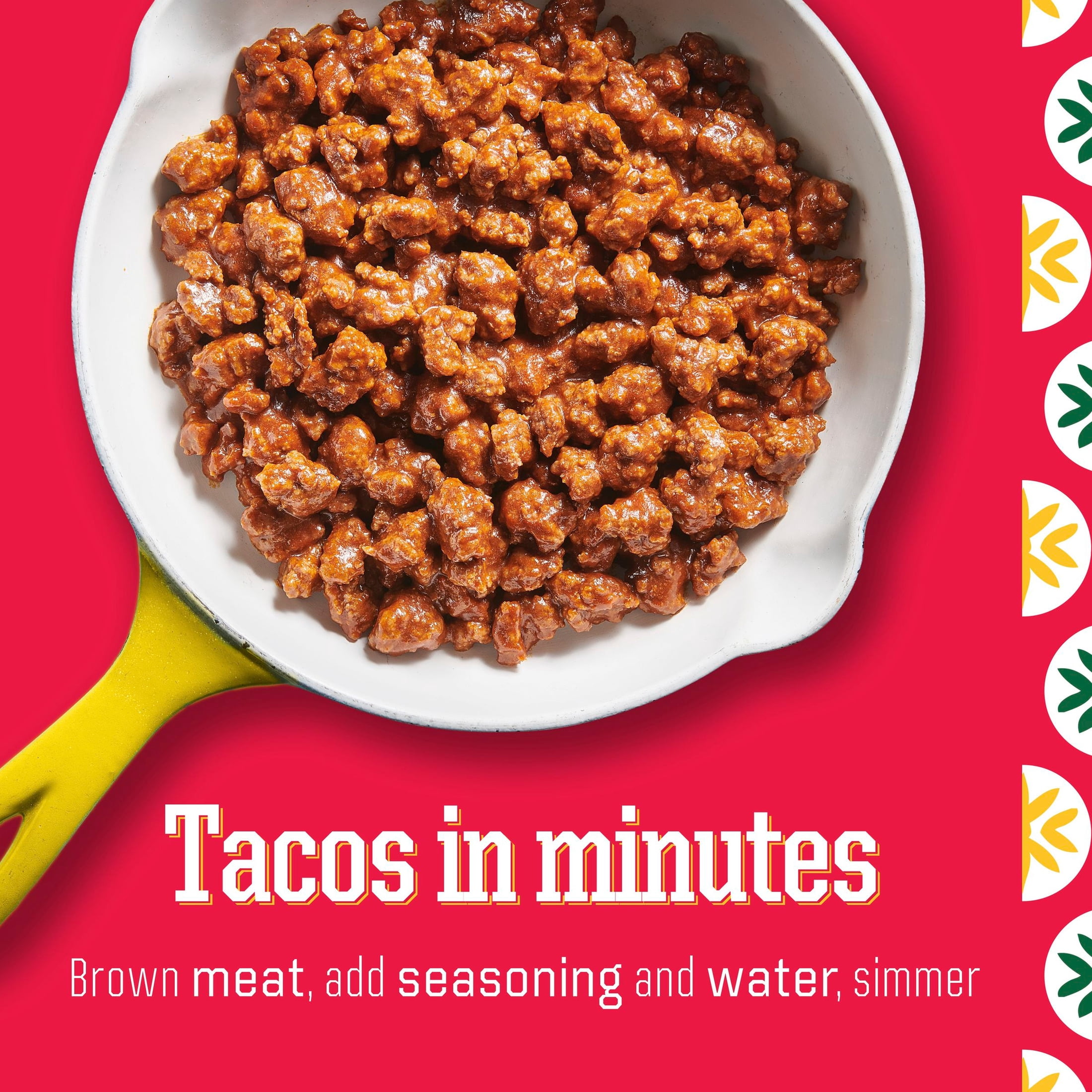 (6 pack) La Tiara Taco Seasoning Mix, 25% Less Sodium, Spices and Seasonings, 1 oz