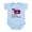 Sky Blue, variant on CafePress - Half Haitian Completely Awesome Body Suit - Baby Light Bodysuit, Size Newborn - 24 Months