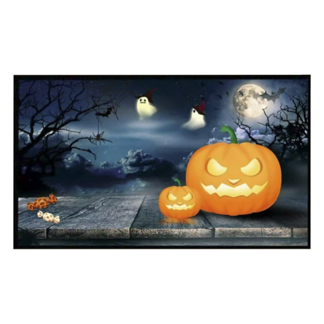 Personal Fans Halloween Floor Mat Hallway Kitchen Foot Mat Soft Non-slip Mat 40x60cm