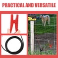 thumbnail image 4 of 2Pcs Electric Farm Fence Jump Connector Fencing System Wire Electric Fence Jump Cable, 4 of 6