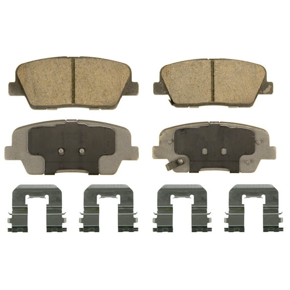 Wagner ThermoQuiet QC1284 Ceramic Disc Brake Pad Set Fits select: 2011-2015 KIA SORENTO, 2013-2016 HYUNDAI SANTA FE SPORT