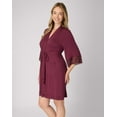 thumbnail image 3 of Bali Breathe Sleepwear Robe Midnight Rouge XL Women's, 3 of 4