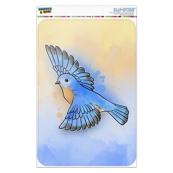 Eastern Bluebird Watercolor Northeastern Bird Home Business Office Sign