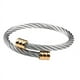 thumbnail image 1 of Pulsera de acero de aleación de titanio con detumescencia, abierta, para hombres y mujeres., 1 of 4