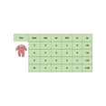 thumbnail image 6 of BemeyourBBs Baby Girl Plaid Romper Somcked Round Neck Long Sleeve Bubble Jumpsuit, 6 of 6