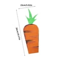thumbnail image 3 of DefiDgd 2pcs Easter Outdoor Carrot Garden Stakes Decor,Handcrafted Metal Carrot Stakes for Outdoor Spring Porch Lawn Backyard Yard Decorations, 3 of 6