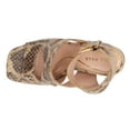 thumbnail image 4 of Cole Haan Womens Reina City Snake Print Ankle Strap  Dress Sandals Shoes, 4 of 5