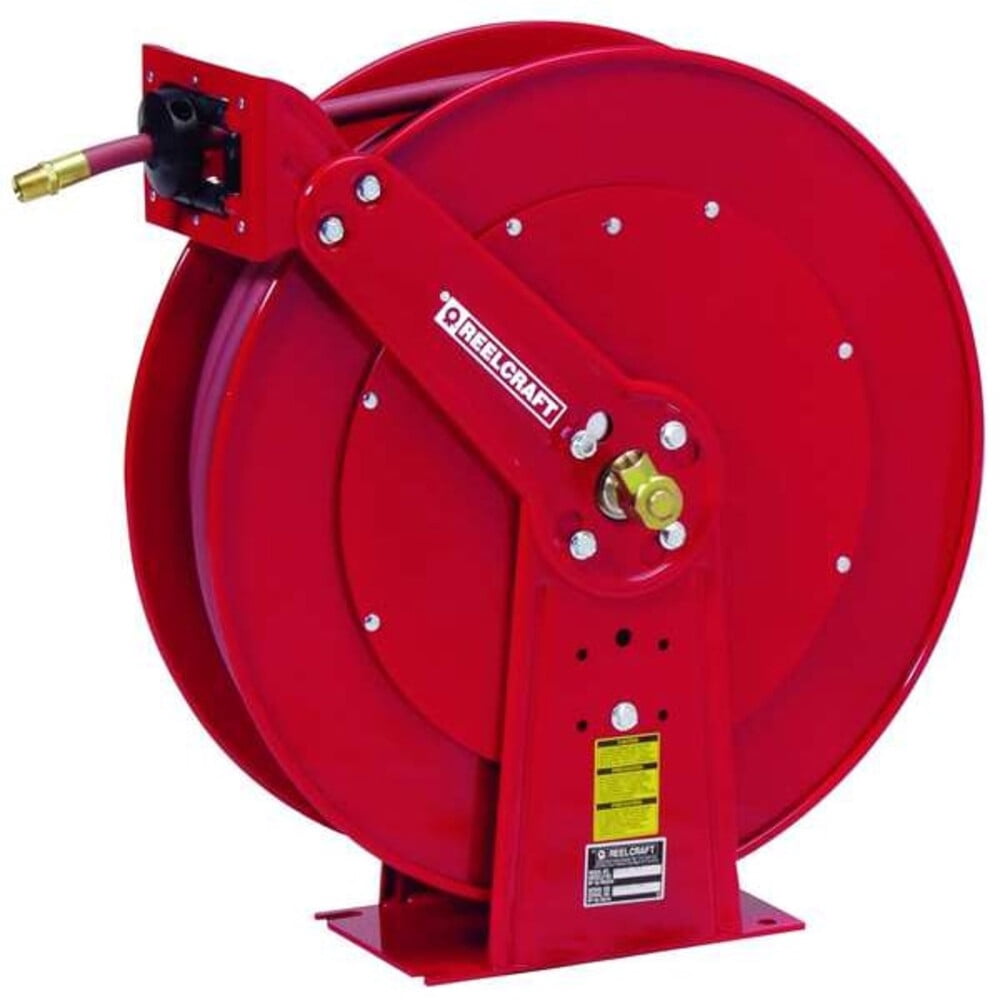 REELCRAFT 81100 OLP 3/8" x 100 ft. Spring Return Hose Reel with Hose 300 psi