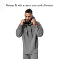 thumbnail image 4 of Hayabusa Men's Midweight Pullover Hoodie - Dark Heather Grey, X-Large, 4 of 6
