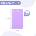 thumbnail image 2 of Uxcell Waterproof Blank Shipping Tags Plastic Price Hang Labels for Luggage and Clothing Purple 3.5" x 2", 2 of 7