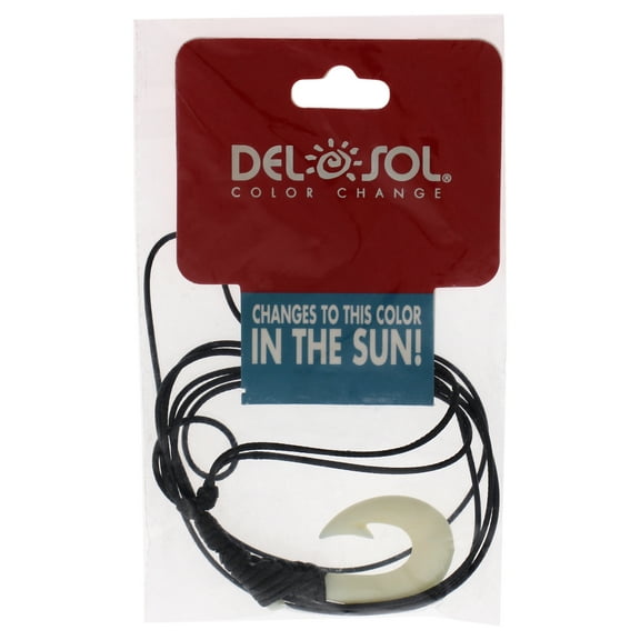 Color-Changing Necklace - Hook - White To Blue by DelSol for Women - 1 Pc Necklace