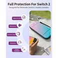 thumbnail image 4 of KothabCase for NS Switch 2 , Travel Carrying Case for Switch 2, Protective Bag for Storage NS 2 Accessories (Pink Blue), 4 of 15
