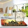 thumbnail image 5 of GZHJMY Halloween Décor Dish Drying Mat - 18 x 24inch- Extra Large Microfiber Dish Drying Mat, Dish Draining Mat, Counter top Mat, Halloween Castle Bats（621）, 5 of 7