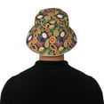 thumbnail image 5 of Honeii Tropical Fruits for Unisex Bucket Hat Waterproof Rain Hat Reversible Shiny Rave Bucket Hat for Concert Festival Boonie Cap, 5 of 6