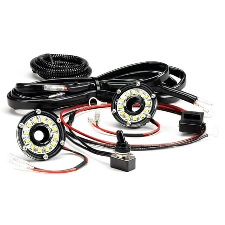 Kc Hilites Stone Guard - KC HiLites 355 Under Hood Cyclone LED Light Kit