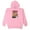Pink, variant on Freya Skye Vintage Hoodie Long Sleeve Streetwear Men Women Hooded Sweatshirts