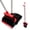Red, variant on VOVMIIN Black Broom and Dustpan Set, Combo for Home Floors Broom and Dust Pan Combo, with Long Handle Dustpan 