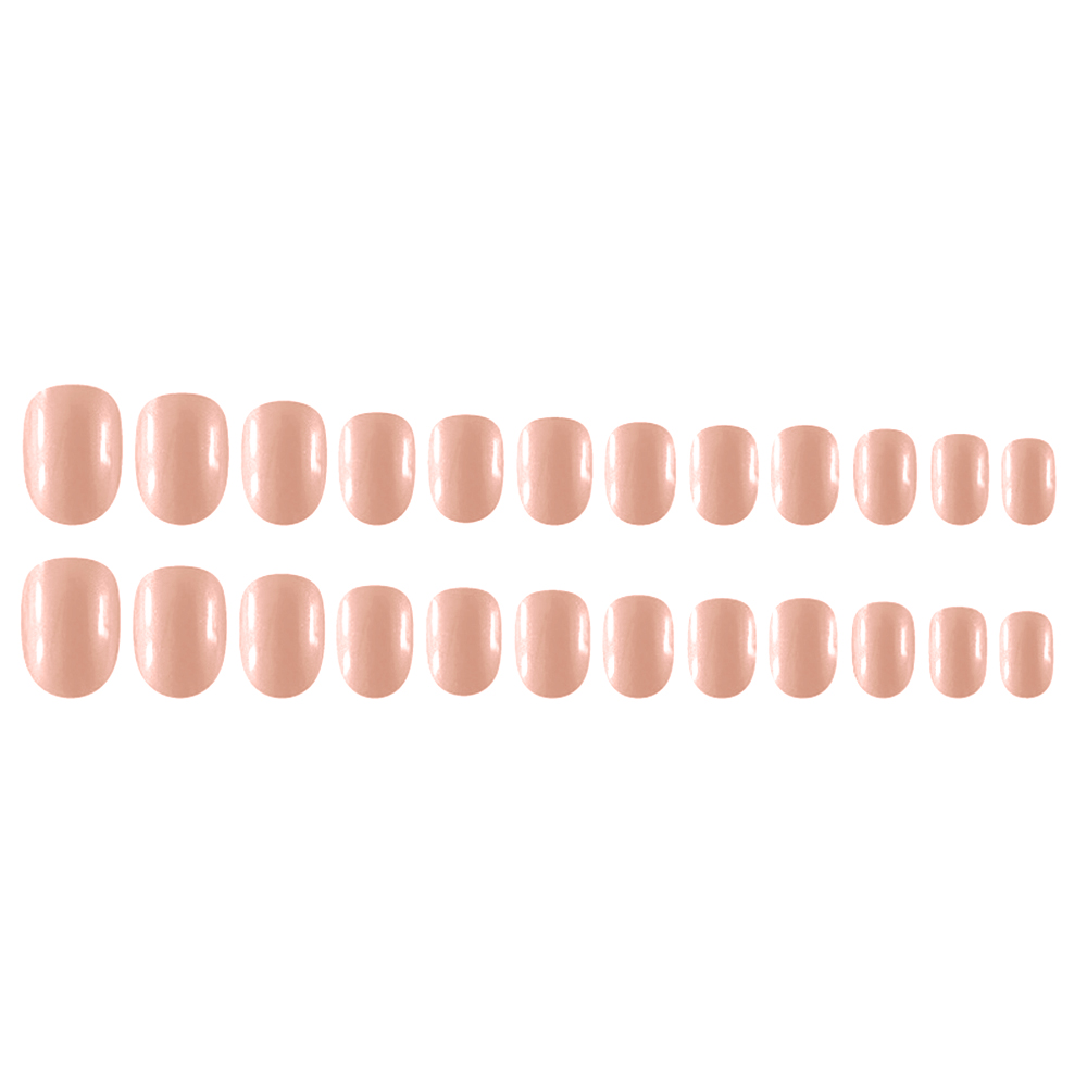 Fake Nails Tips 24pcs 12 Different Size Natural Short False Nails Tips