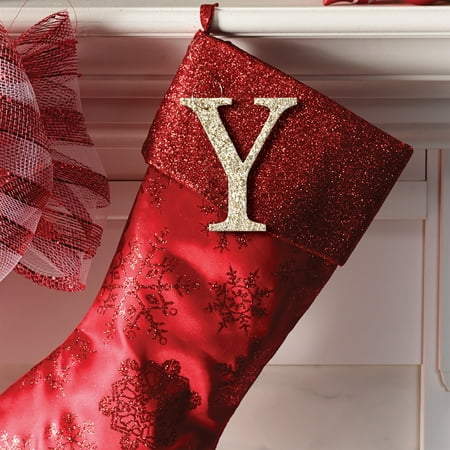 Holiday Time Decorative Monogram Y Walmart Com