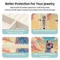thumbnail image 3 of Alpaca Travel Portable Square Jewelry Box with Necklace Organizer, Earring Organizer, and Display Case - Ideal for Rings, Earrings, Necklaces, Bracelets, and More - Suitable for Girls and Women, 3 of 6
