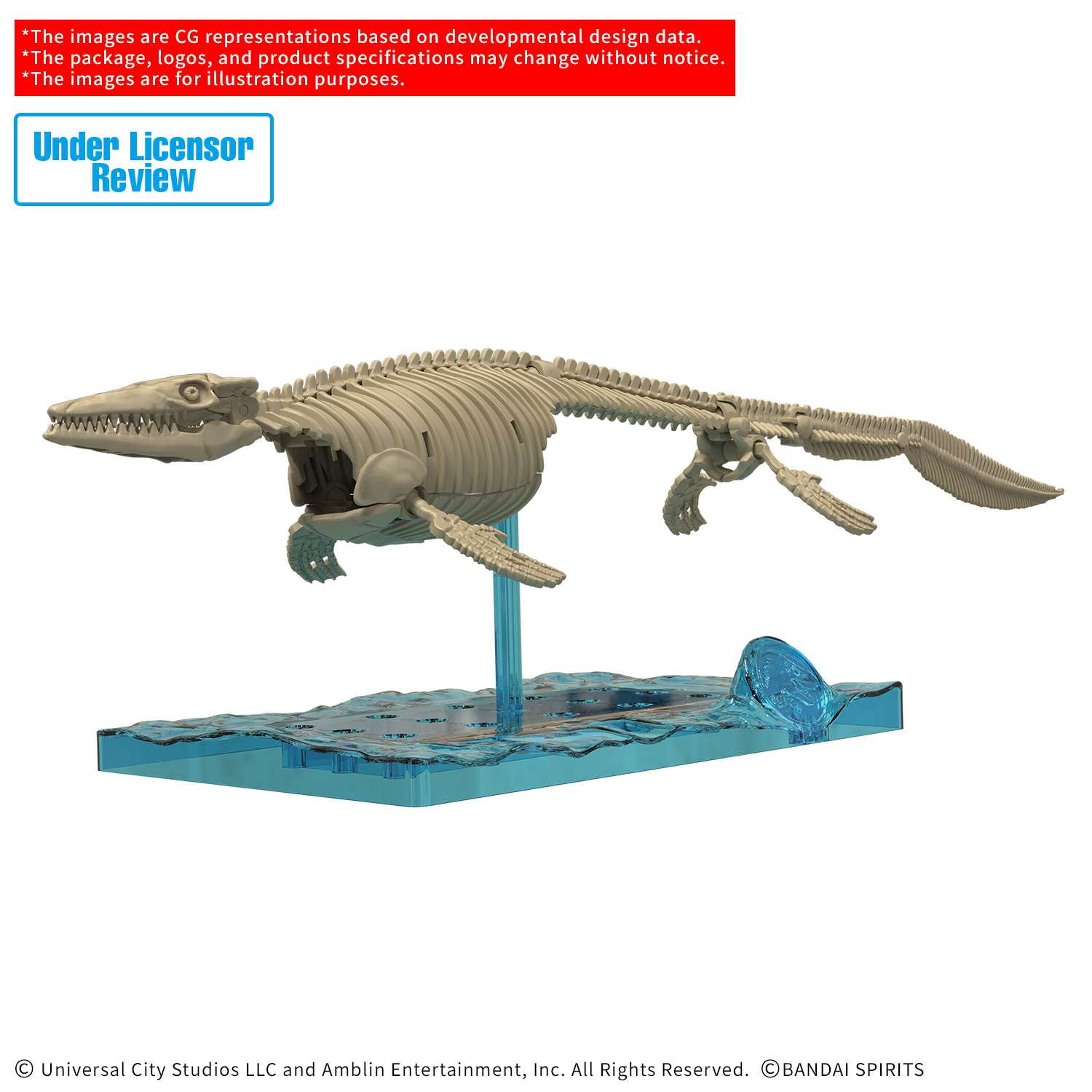 Jurassic World Rebirth Plannosaurus Mosasaurus Model Kit
