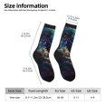 thumbnail image 2 of Balery Colorful Patterned Snake Calcetas Largas con Estampado para Hombre y Mujer – Suaves y Transpirables, Talla Única (US 5-11), 2 of 6